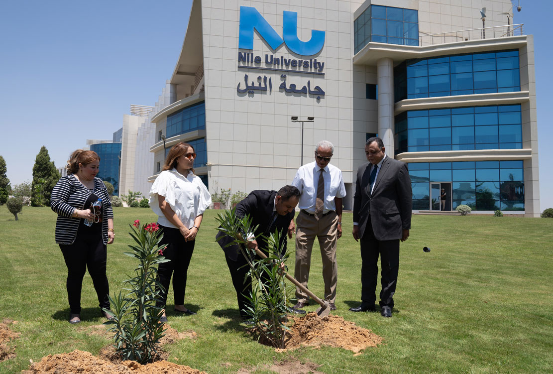 Arabian Tree Planting Campaign Launched in Collaboration with Nile University