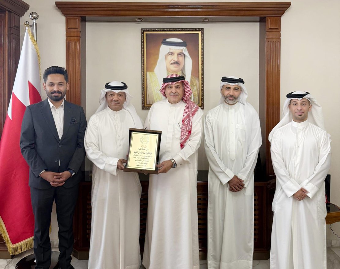 السفير البحريني في الأردن يستقبل وفد الاتحاد العربي للتطوع برئاسة بوهزاع